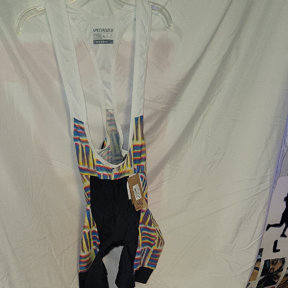 Womens Medium Cycling Bib Shorts Shortie Length Road Mtn Gravel Spinning